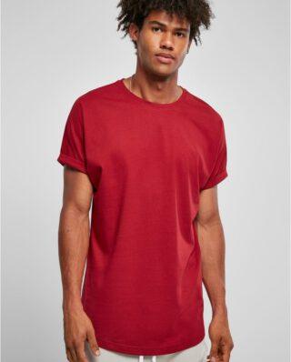 Urban Classics Long Shaped Turnup Tee Brickred TB1561
