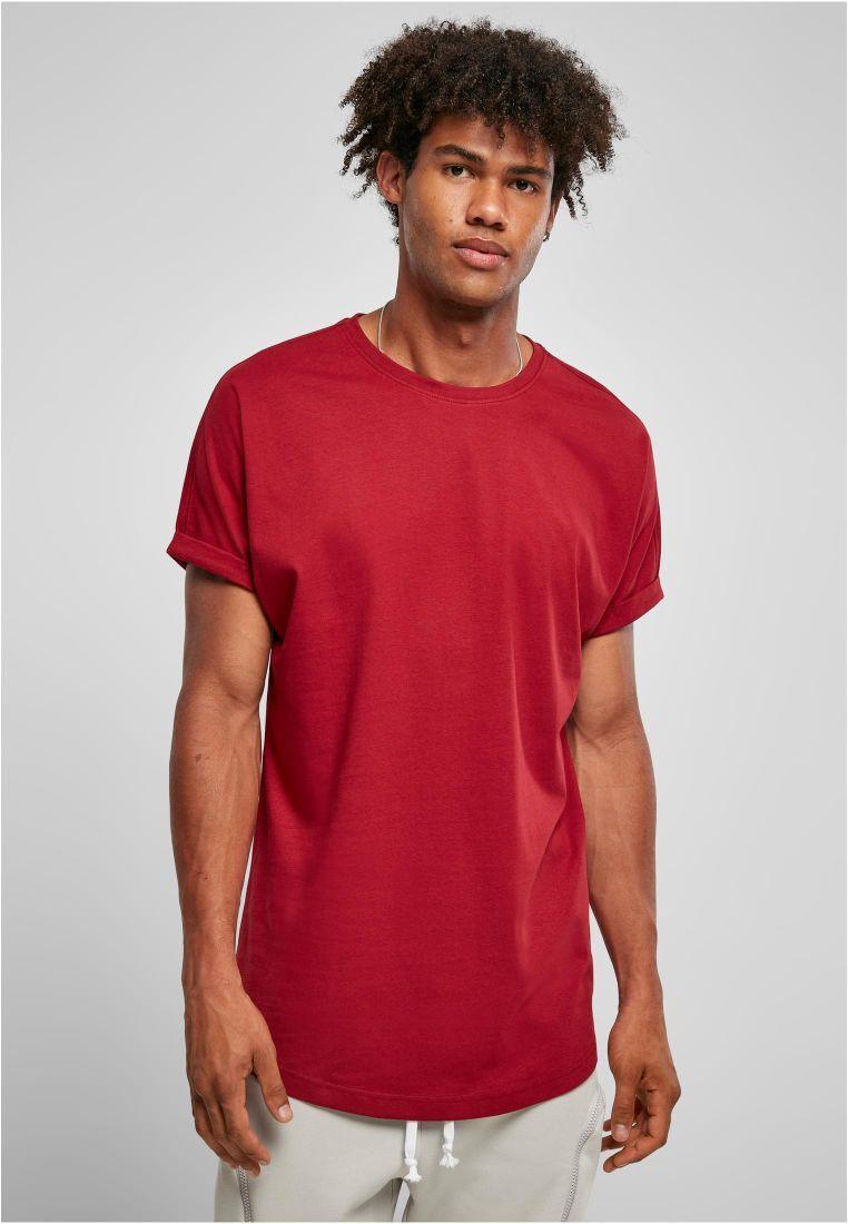 Urban Classics Long Shaped Turnup Tee Brickred TB1561