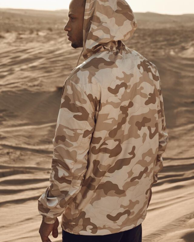 URBAN CLASSICS PULL OVER WINDBREAKER TB1623 SAND CAMO - UrbanClassics
