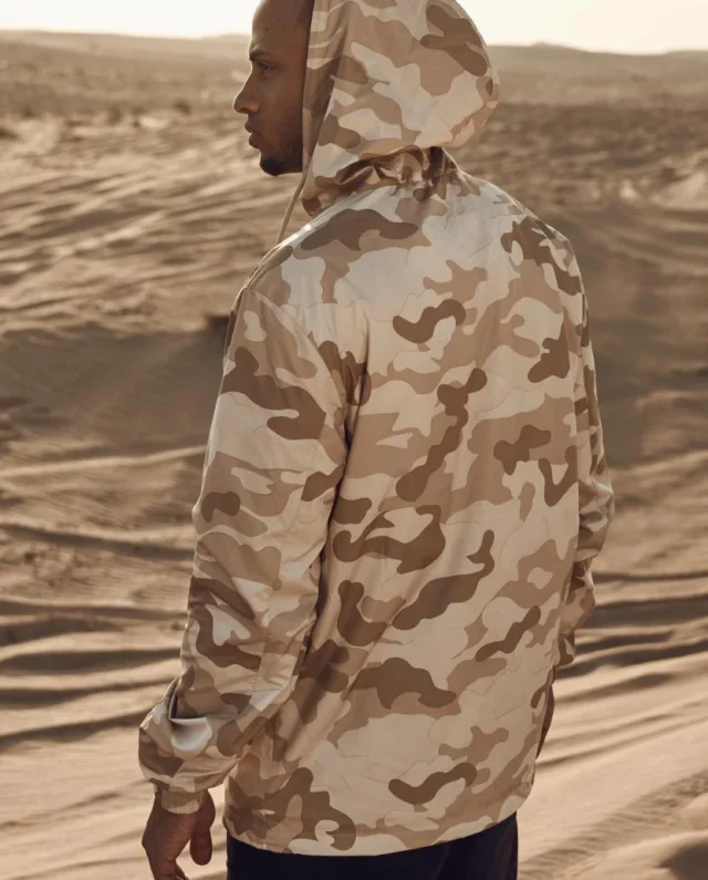 URBAN CLASSICS PULL OVER WINDBREAKER TB1623 SAND CAMO - UrbanClassics
