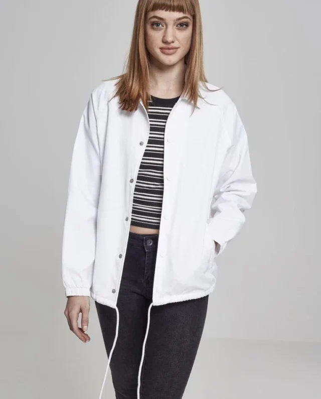 URBAN CLASSICS Ladies Coach Jacket White TB2018 - UrbanClassics