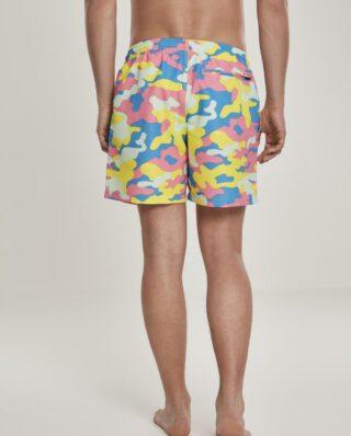 Urban Classics TB2053 Swim Shorts Happy Camo - UrbanClassics