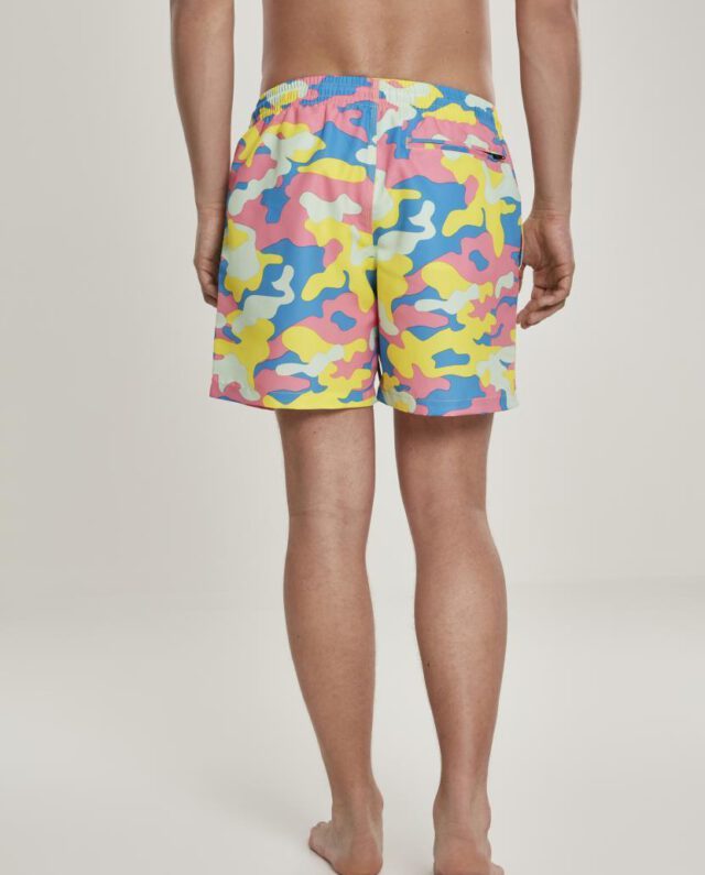 Urban Classics TB2053 Swim Shorts Happy Camo - UrbanClassics
