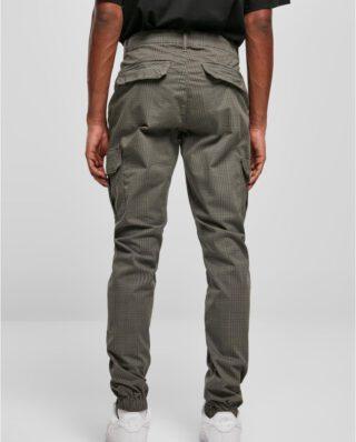Urban Classics AOP Glencheck Cargo Jog Pants White/Black TB3138 - UrbanClassics