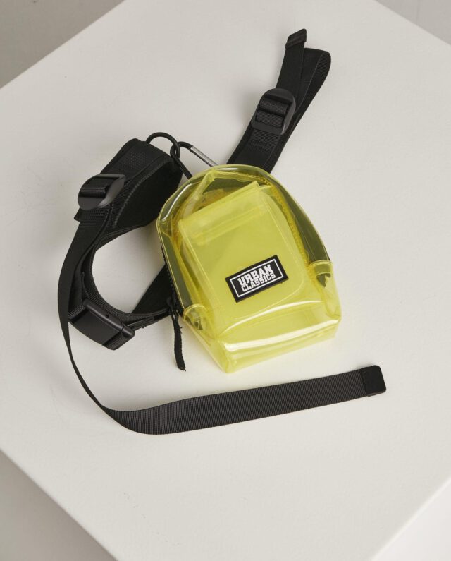 TB3319_P1-00252 Urban Classics Utility Beltbag Transparent Bum Bag Yellow TB3319 L/XL - UrbanClassics
