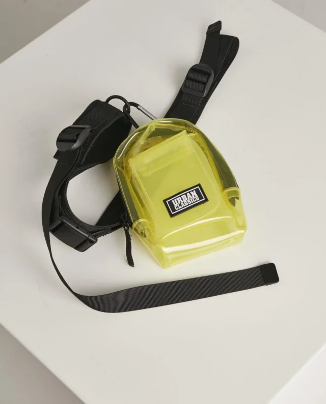 TB3319_P1-00252 Urban Classics Utility Beltbag Transparent Bum Bag Yellow TB3319 L/XL - UrbanClassics