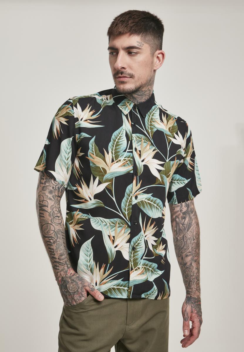 URBAN CLASSICS BLOSSOMS RESORT SHIRT - Image 4