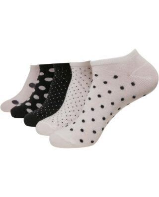 Urban Classics No Show Socks Dots 5-Pack TB3602