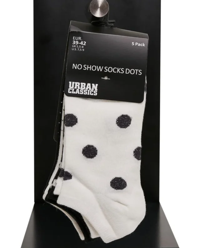 Urban Classics No Show Socks Dots 5-Pack TB3602 - UrbanClassics