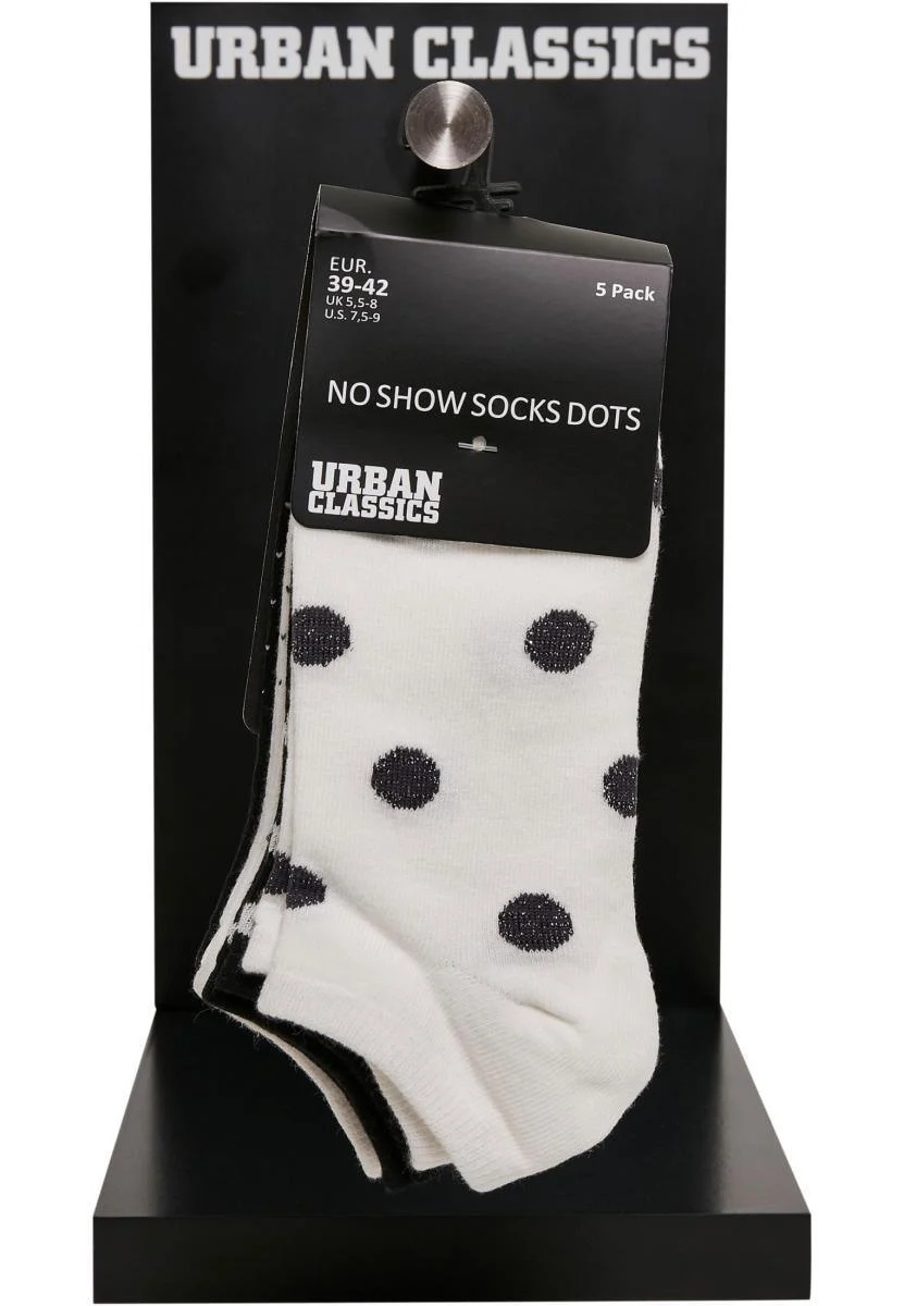 Urban Classics No Show Socks Dots 5-Pack TB3602 - Image 2