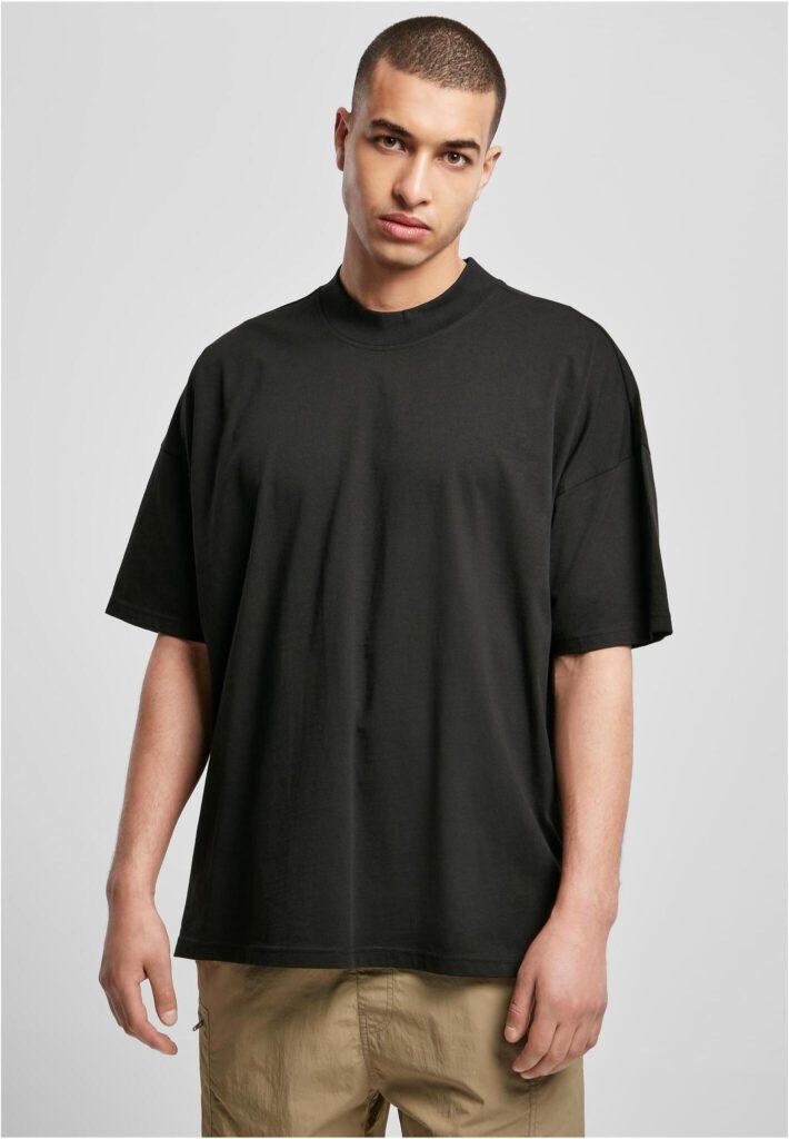 URBAN CLASSICS Oversized Mock Neck Tee Black TB4409