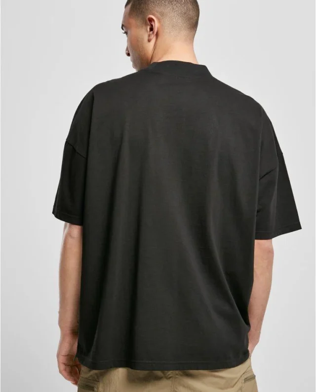 URBAN CLASSICS Oversized Mock Neck Tee Black TB4409 - UrbanClassics