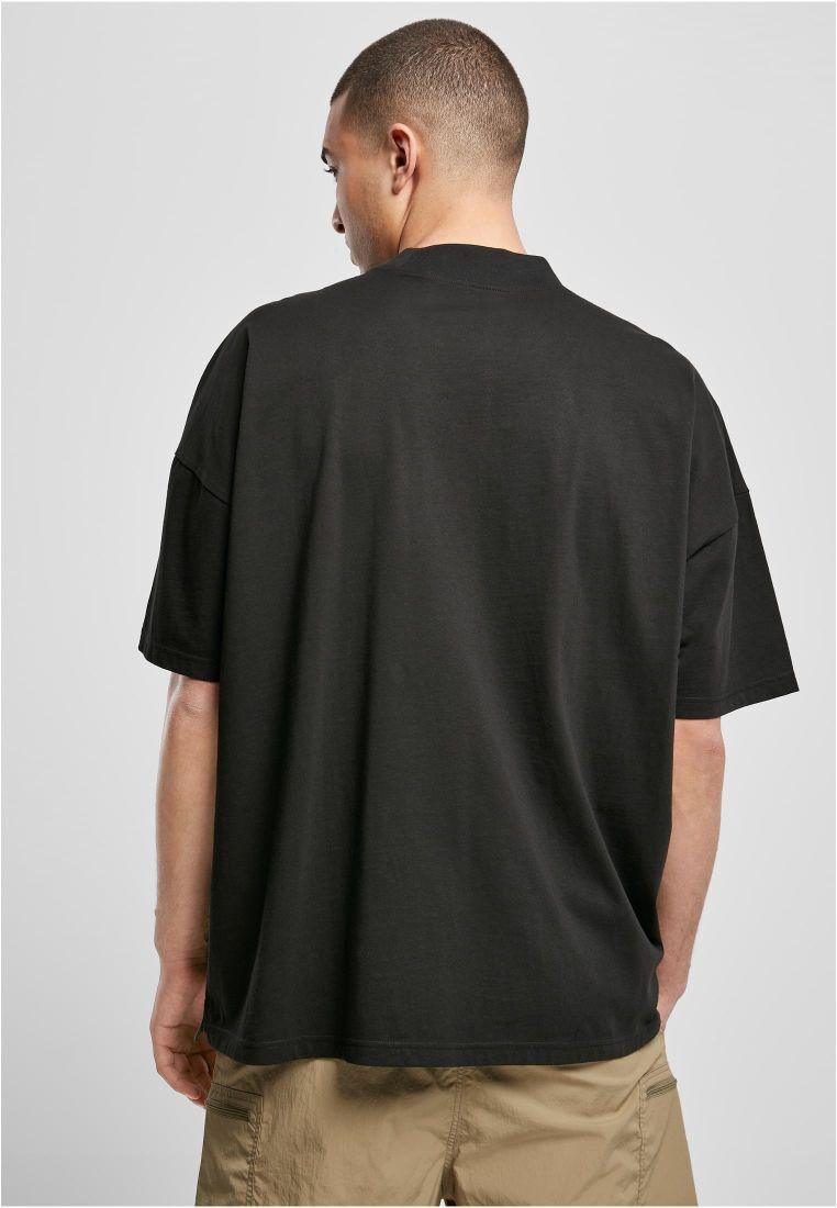 URBAN CLASSICS Oversized Mock Neck Tee Black TB4409 - Image 2
