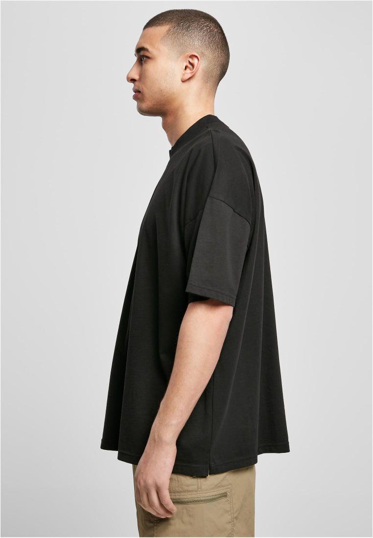 URBAN CLASSICS Oversized Mock Neck Tee Black TB4409 - Image 3
