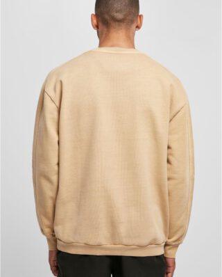 Urban Classics Heavy Terry Garment Dye Crew Unionbeige TB4956 - UrbanClassics