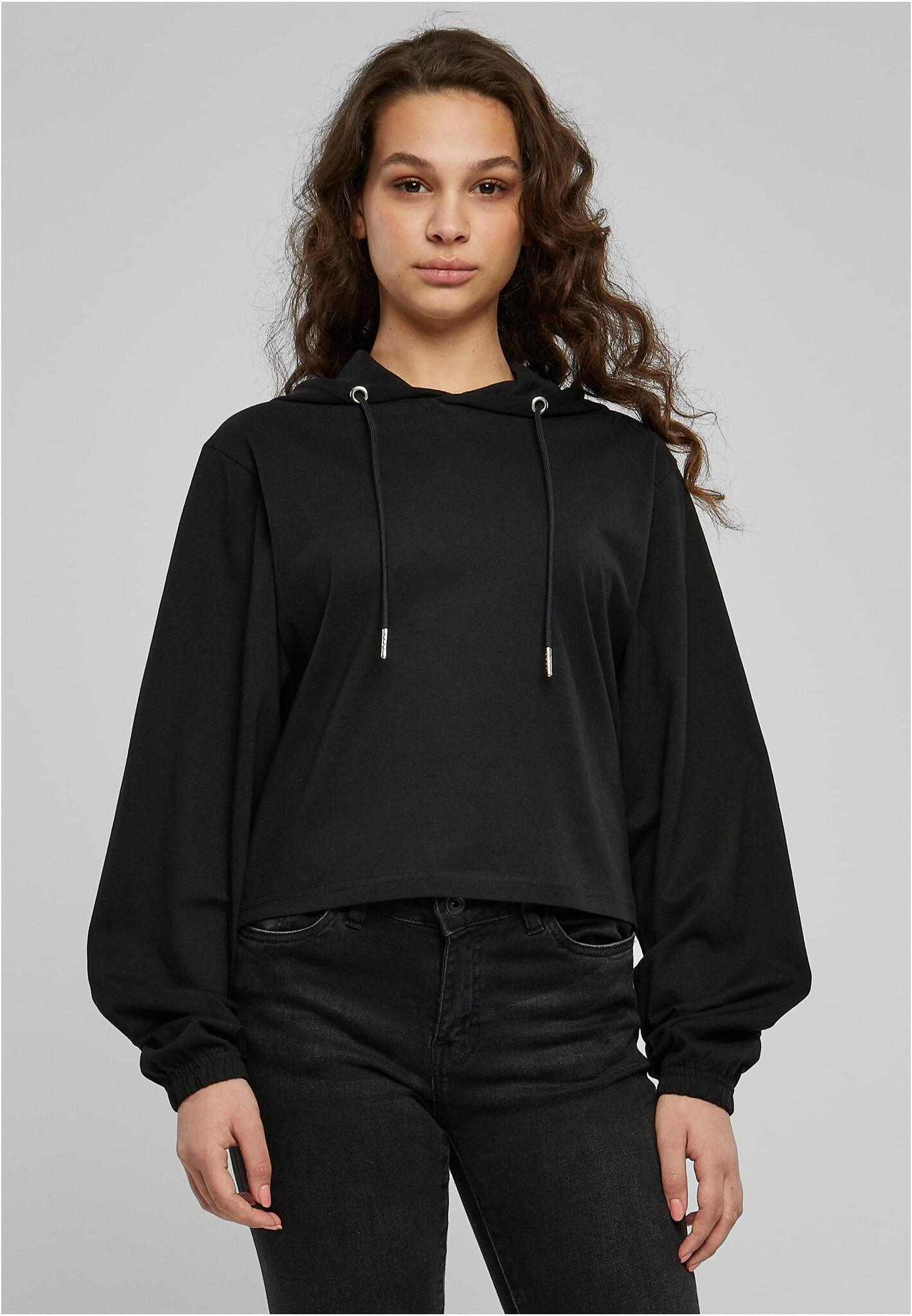 Urban Classics Ladies Heavy Short Hoody Article Black TB5401 - UrbanClassics