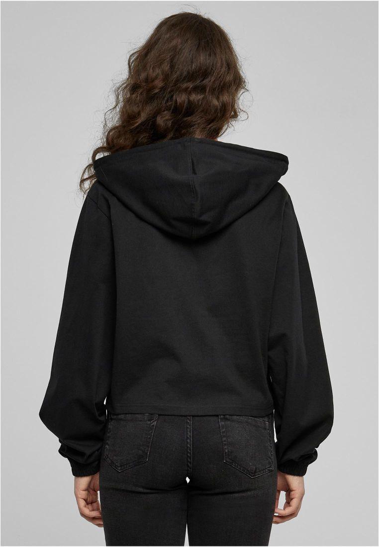 Urban Classics Ladies Heavy Short Hoody Article Black TB5401 - Image 3