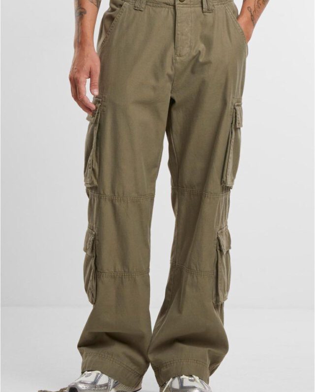 Urban Classics Double Cargo Pants Olive TB6644 - UrbanClassics