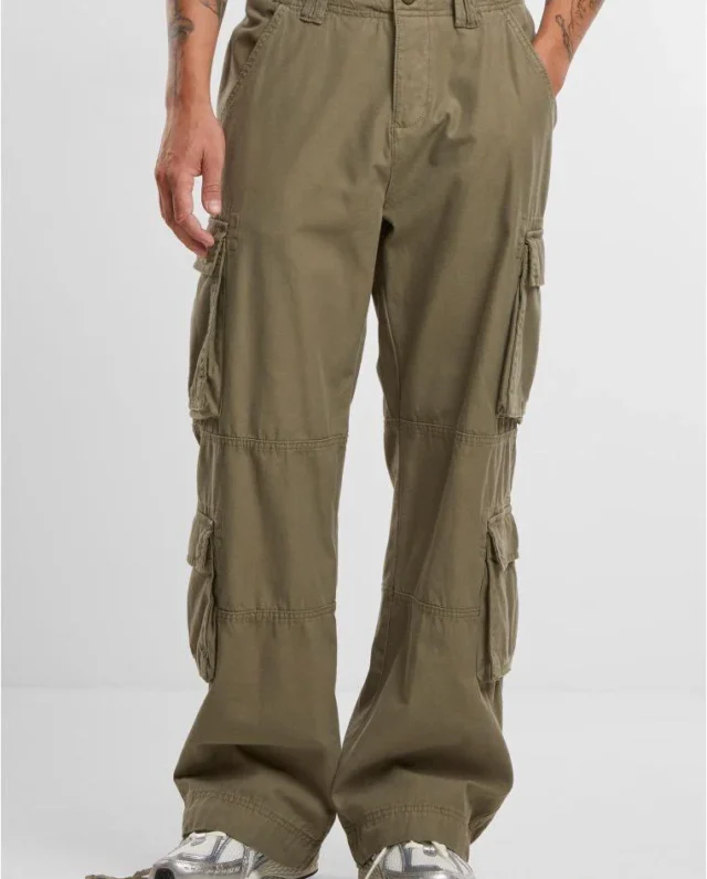 Urban Classics Double Cargo Pants Olive TB6644 - UrbanClassics