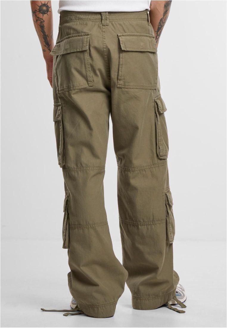 Urban Classics Double Cargo Pants Olive TB6644 - Image 2