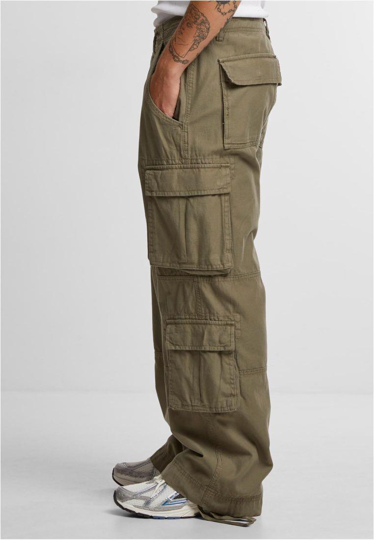 Urban Classics Double Cargo Pants Olive TB6644 - Image 3
