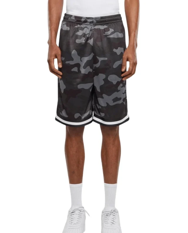 Urban Classics Mesh AOP Shorts DarkCamo TB6666
