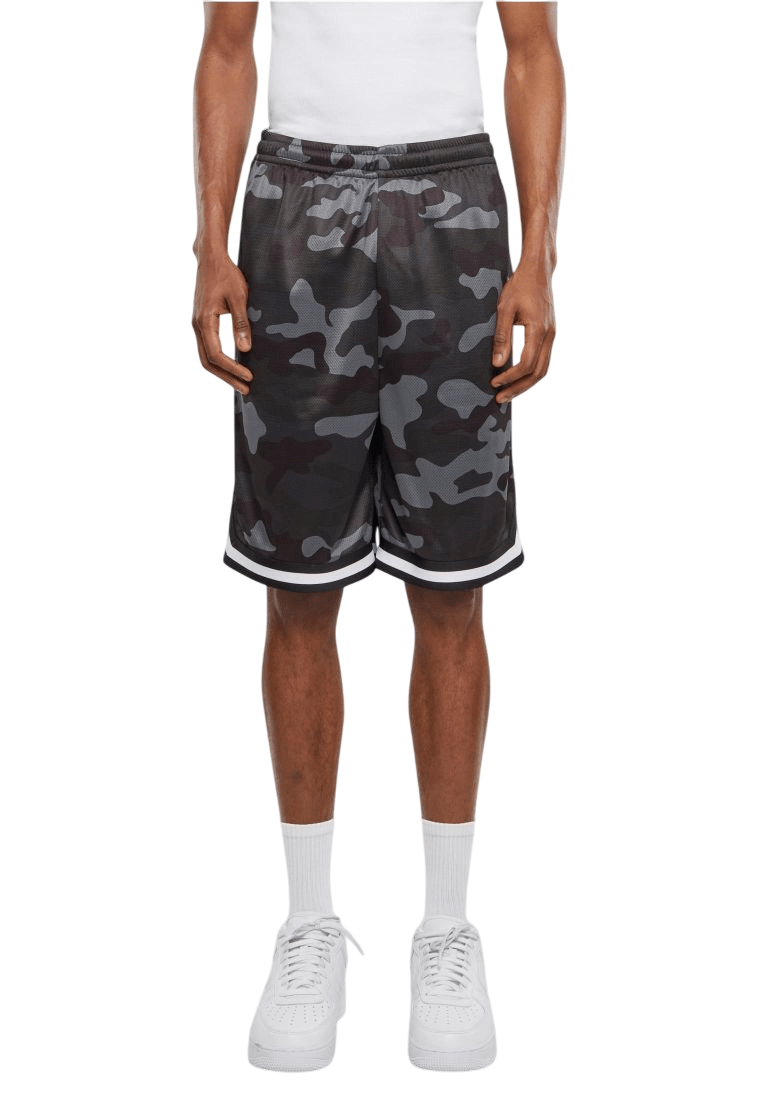 Urban Classics Mesh AOP Shorts DarkCamo TB6666