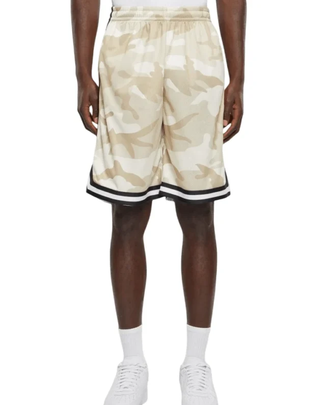 Urban Classics Mesh AOP Shorts SimpleSandCamo TB6666