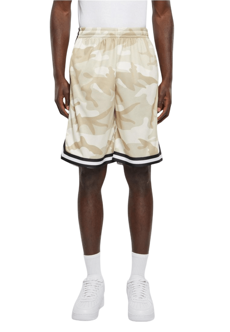 Urban Classics Mesh AOP Shorts SimpleSandCamo TB6666