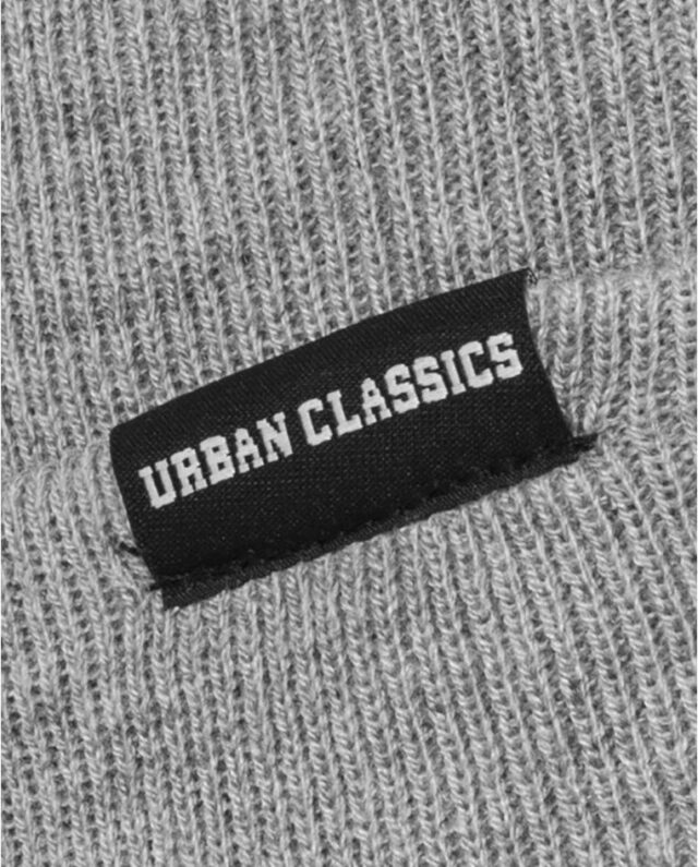 TB811_P7-00111-1 UrbanClassics Basic Flap Beanie Charcoal TB811 - VANS