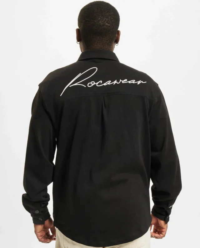 ROCAWEAR SHIRT POISON PARADISE BLACK - Rocawear