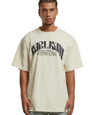 KARL KANI SIGNATURE INTERNATIONAL T-SHIRT BEIGE KM252-052-3