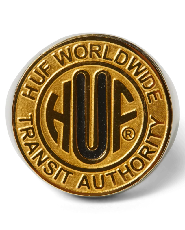 Huf Token Signet Ring Gold 25.4 MM AC01113-GOLD-O/S - HUF