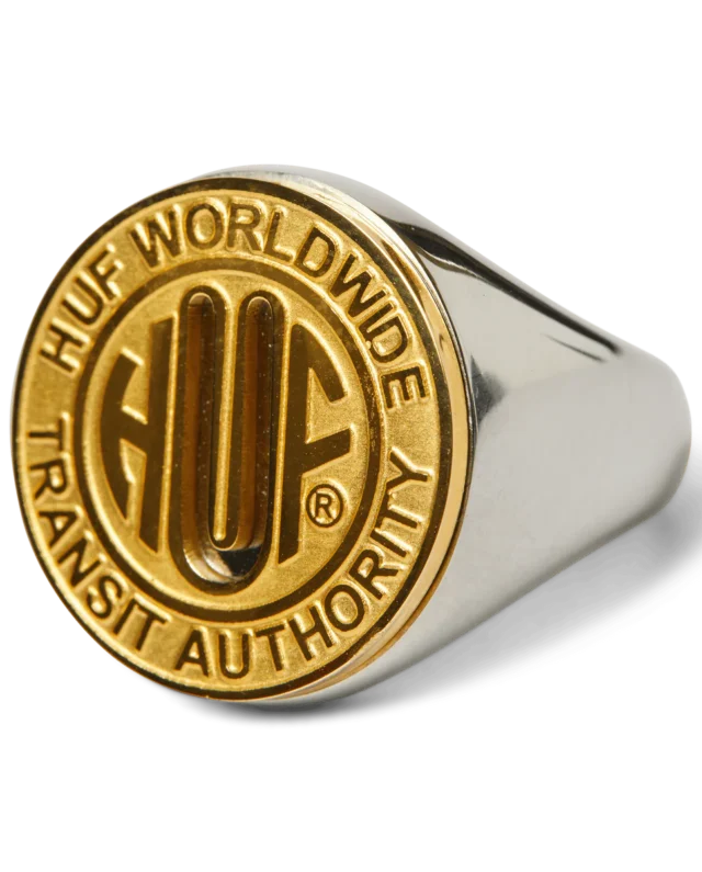 Huf Token Signet Ring Gold 25.4 MM AC01113-GOLD-O/S - HUF