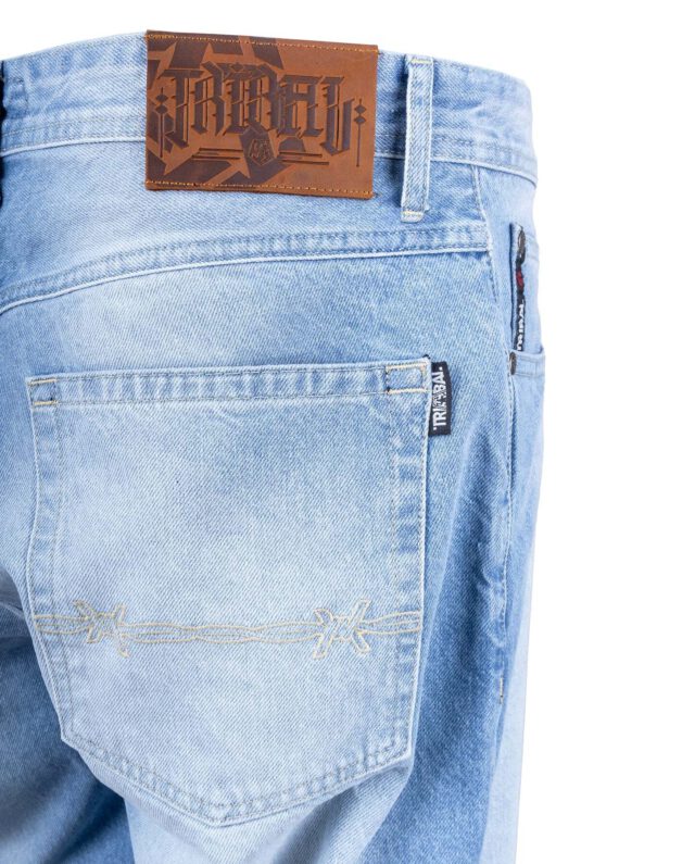 TR1016-190-WhiteWash-05 Tribal Barbed Wire Baggy pant white wash TR1016-190 - Tribal