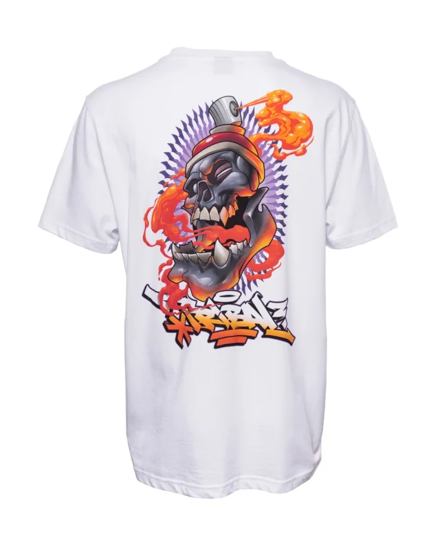 Tribal X Humone_sf Can T-shirt White TR3051-001 - Tribal