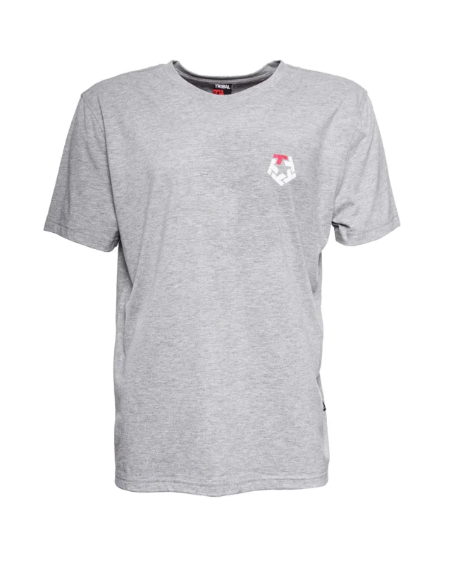 Tribal Origi Old School T-shirt Heather Grey TR3054-009