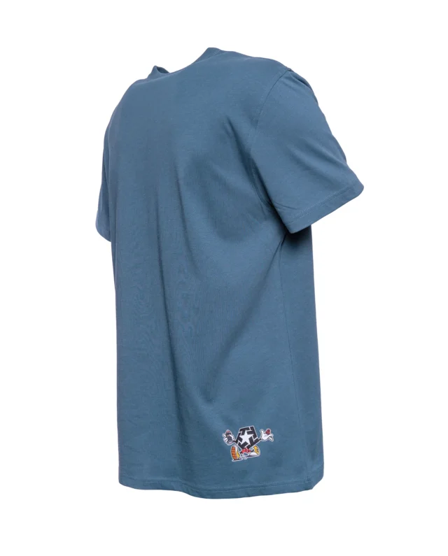 TR3056-midnightblueSide_1 Tribal Cartoon T-shirt midnight blue TR3056-512 - Tribal
