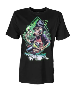 Tribal Humo Smoke T-shirt Black TR3063-005