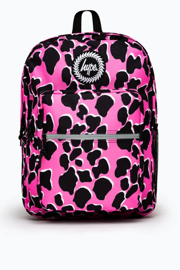 HYPE PINK & BLACK OUTLINE ANIMAL UTILITY BACKPACK 44cms x 31cms x 17cms TWLG-861