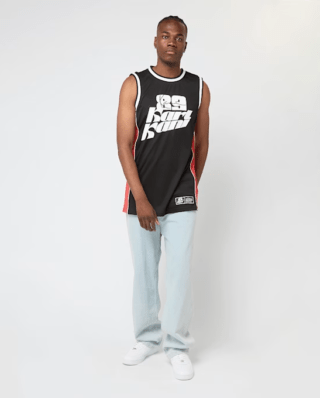 Karl Kani Signature Colorblock Basketball Jersey Βlack KM252-029-2 - KARL KANI