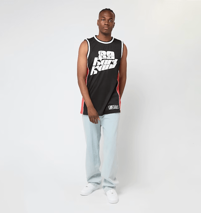 Karl Kani Signature Colorblock Basketball Jersey Βlack KM252-029-2 - KARL KANI