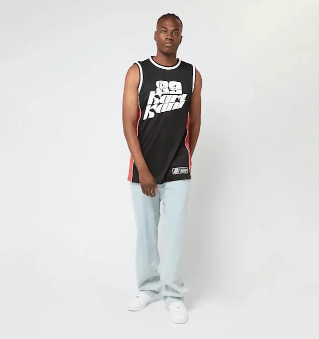 Karl Kani Signature Colorblock Basketball Jersey Βlack KM252-029-2 - KARL KANI
