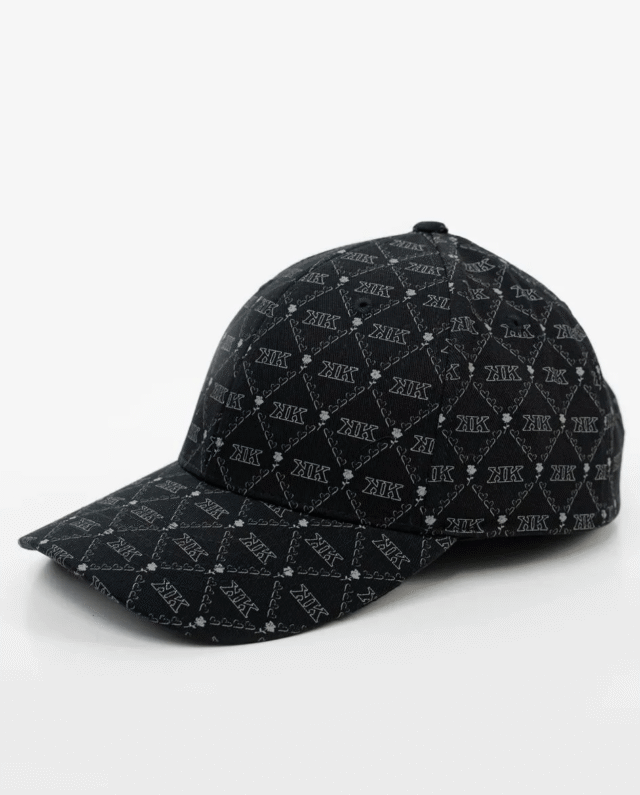 KARL KANI KK MONOGRAM BASEBALL CAP BLACK KA251-004-1