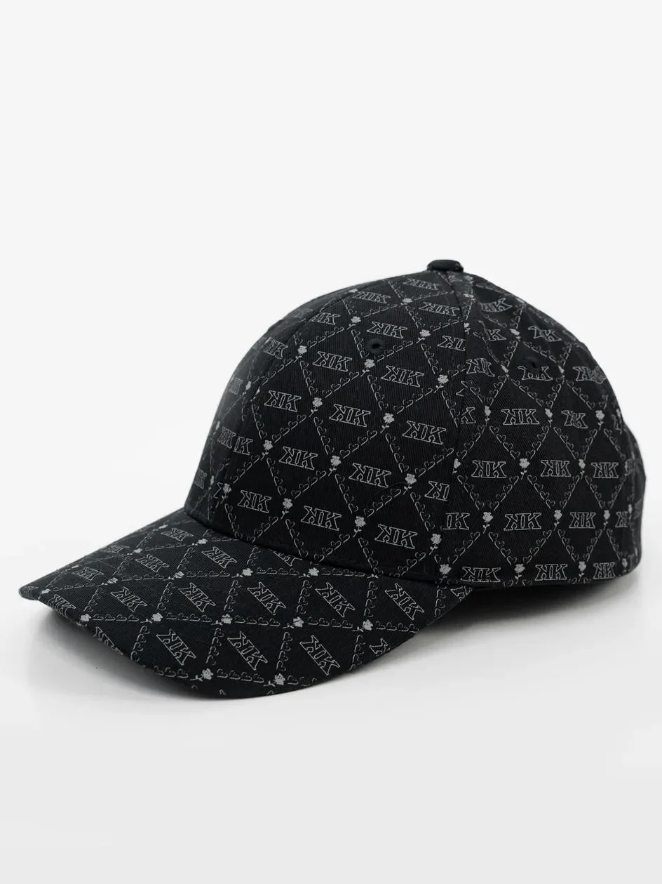 KARL KANI KK MONOGRAM BASEBALL CAP BLACK KA251-004-1