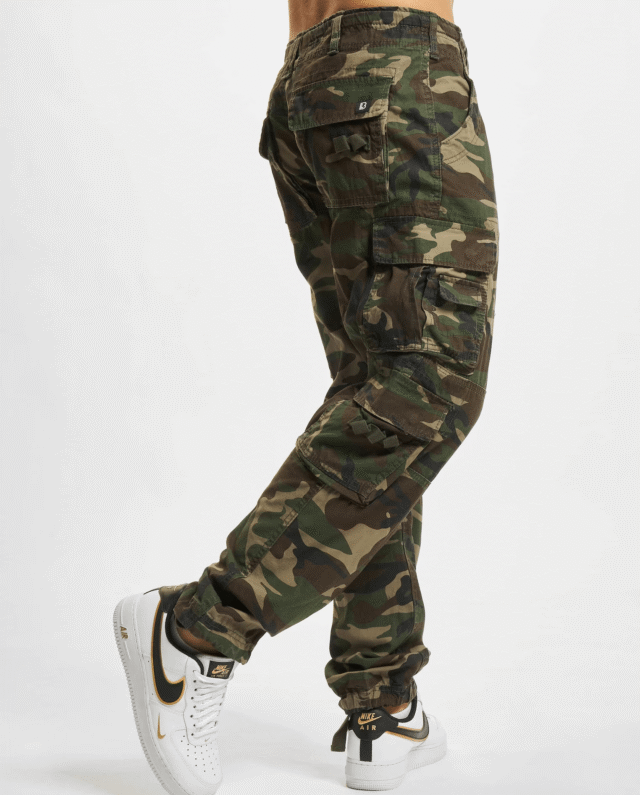 BRANDIT PURE SLIM FIT TROUSERS WOODLALAND 1016.10 - Brandit