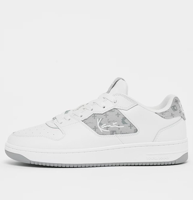 Karl Kani Shoes Kani 89 Logo GS White/Grey KKFWM000415 - KARL KANI