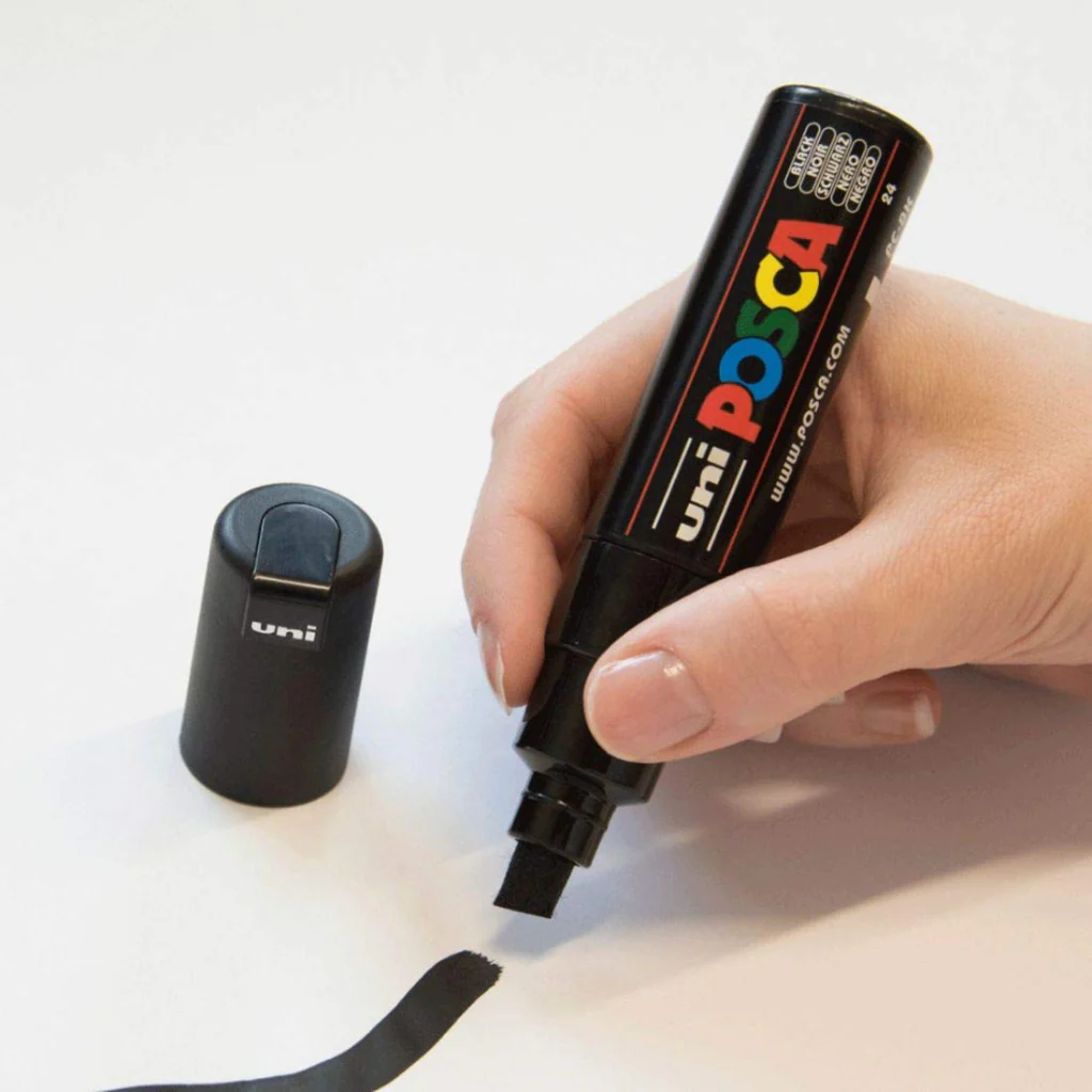 POSCA PC-8K MARKER CHISEL TIP 8 MM - Image 3