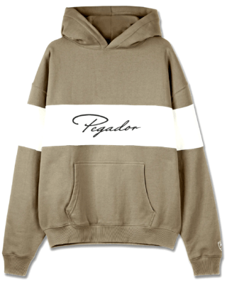 PEGADOR VOLOS OVERSIZED HOODIE WASHED FLINT GREY PGDR-6563-635