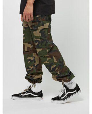 URBAN CLASSICS CARGO PANTS 630 WOOD CAMO - UrbanClassics
